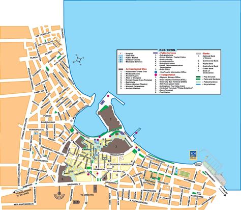 Map Of Kos Town