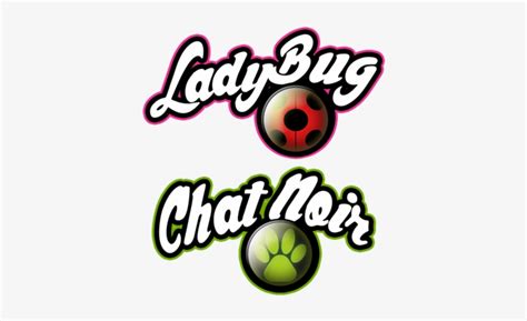 And Chat Noir Logos - Miraculous Ladybug And Cat Noir Logo - 400x438 PNG Download - PNGkit