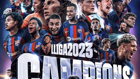 FC Barcelona campeón de la Liga 2022-2023