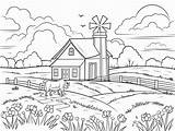 Prairie Coloring Page For Kids  Free Printable sketch template