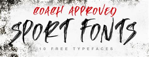 Coach Approved Free Sport Fonts