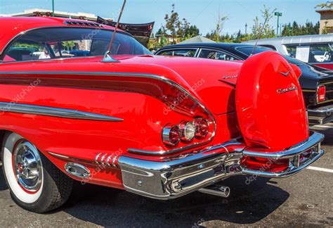 1957 Chevy Impala rear view. – Stock Editorial Photo © z4hos #76572349