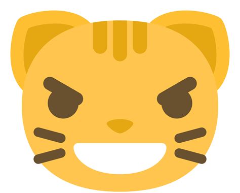 Emoji cat face evil smile 1199178 PNG