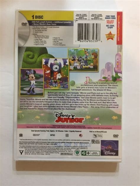 Disney Jr. Minnie's The Wizard of Dizz(DVD 2013)RARE VINTAGE ...