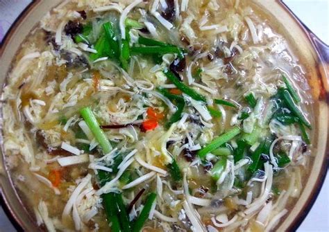 Chinese hot & spicy soup Recipe by absolutevil - Cookpad