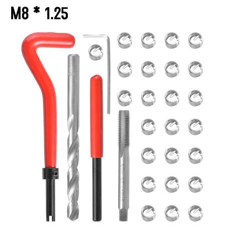 Threading Tools Metric Thread Repair Insert Kit M5 M6 M8 M10 M12 M14 ...