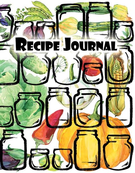 Recipe Journal: Blank Cooking Journal, 6x9-inch, 100 Recipe Pages - The ...