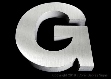 Cast Metal Letters & Logos - Coral Gables Signs