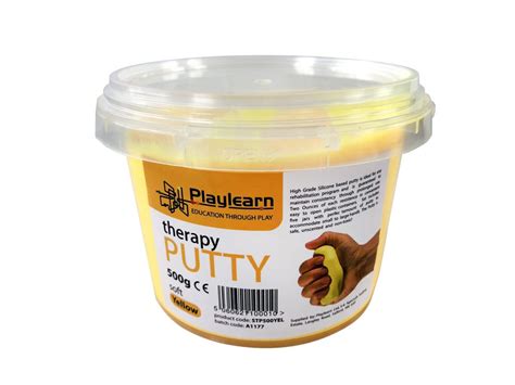 500g Therapy Putty : Yellow / Soft – Playlearn Ltd