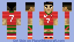 Cristiano Ronaldo Minecraft Skin