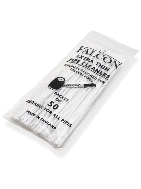 Falcon 50 extra thin non-tapered pipe cleaners - Lincoln Tobacconist