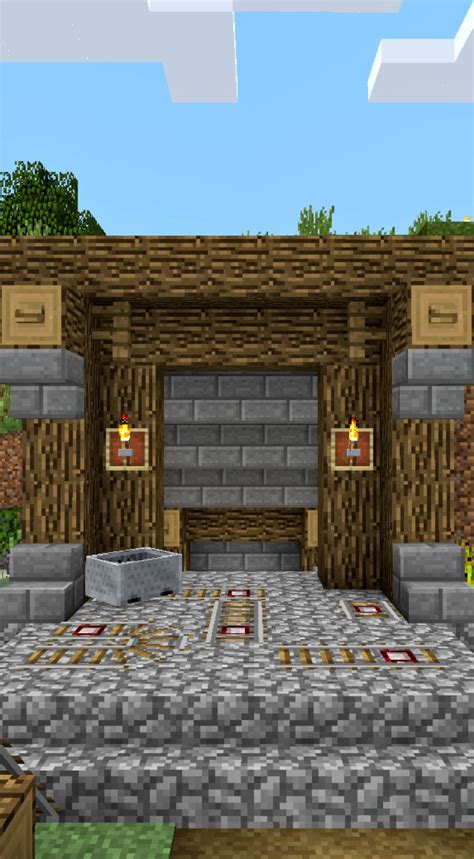 Minecraft Mineshaft Entrance | Minecraft house plans, Minecraft house ...