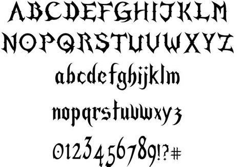 18 Gothic Script Font Images - Gothic Font Alphabet Letters, Gothic Flames Font and Gothic ...