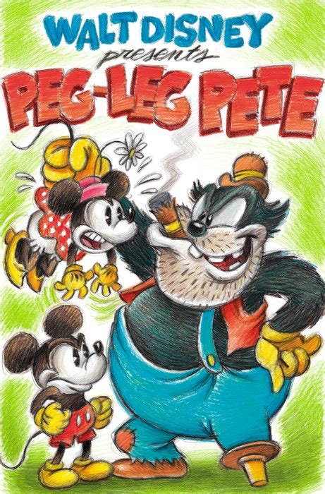 Walt Disney Presents Peg-Leg Pete - Mickey, Minnie and Pete - Catawiki