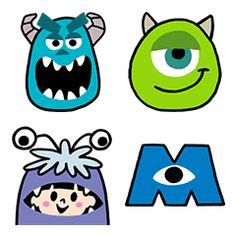 Monsters, Inc. Emoji – LINE Emoji | LINE STORE | Disney drawings, Cute ...