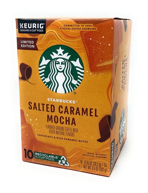 Starbucks Salted Caramel Mocha K-Cup pods - 1 box - 10 pods - Walmart.com