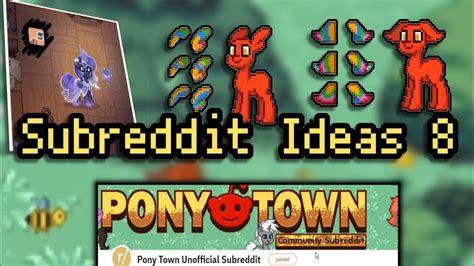 Your Pony Town Ideas 8 - YouTube