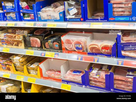 Bacon in Aldi supermarket. England, UK Stock Photo - Alamy