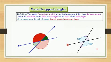 Vertically opposite angles - YouTube