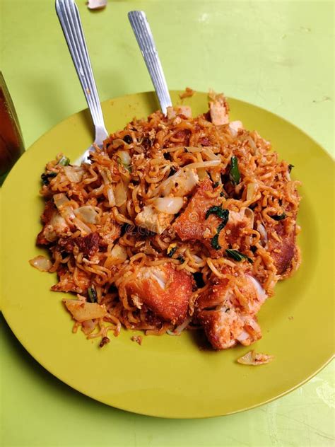 Malaysian Style Maggi Goreng Mamak Stock Photo - Image of mamak, field ...