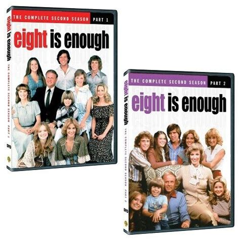 EIGHT IS ENOUGH SEASON 2 PARTS 1 & 2 New 7 DVD Set Two Warner Archive ...