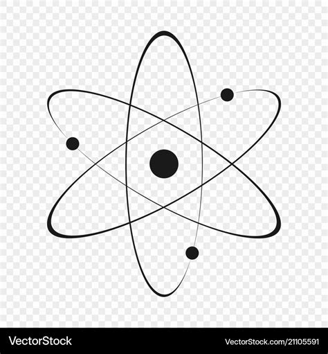 Atom icon Royalty Free Vector Image - VectorStock