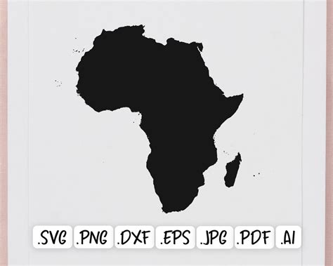Africa Map Svg Files For Silhouette Africa Map Svg Free Africa Map Svg | Porn Sex Picture