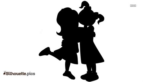 silhouette sisters holding hands - Clip Art Library - Clip Art Library