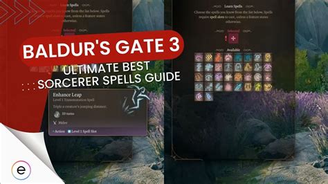 Baldur's Gate 3: Best Sorcerer Class Spells [All Levels] - eXputer.com