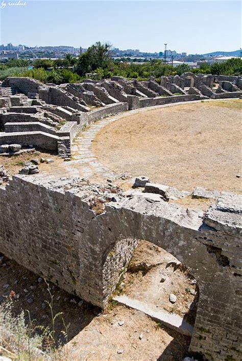 Ancient Salona - Croatia. The capital of the Roman Province of Dalmatia during the 1sr ...