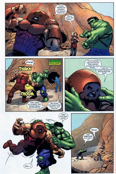 Hulk vs Juggernaut - Battles - Comic Vine