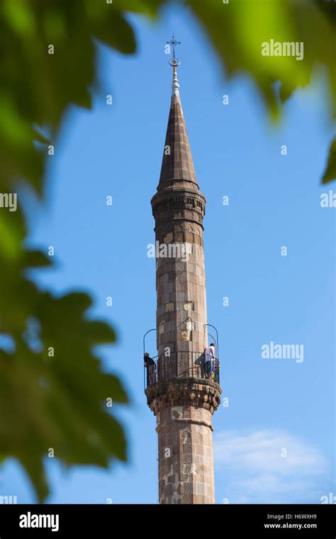 The Kethuda minaret , Eger, Hungary. The Minaret of Eger is the ...