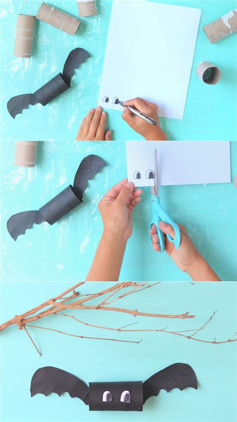 Magical DIY Halloween Bats {5 Minute Craft!} - A Piece Of Rainbow