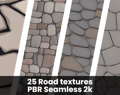 25 Road - Textures PBR by nafgames