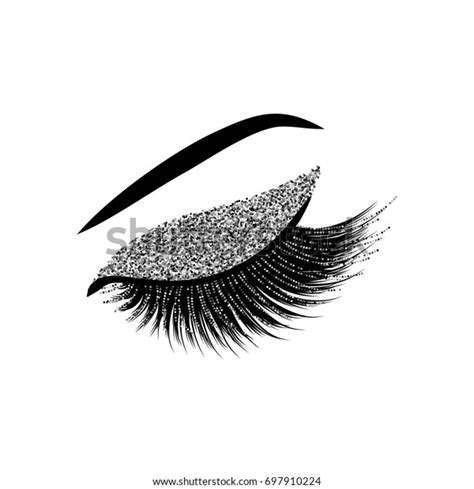 Lashes Vector Illustration 스톡 벡터(로열티 프리) 697910224 | Shutterstock