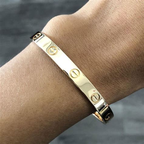 Cartier Rose Gold New Style Love Bracelet at 1stdibs