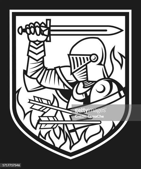 29 Sword And Shield Tattoo Stock Photos, High-Res Pictures, and Images ...