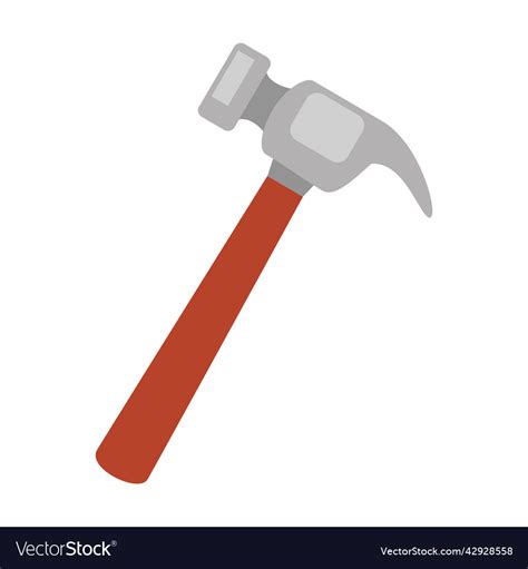 Hammer handle tool Royalty Free Vector Image - VectorStock