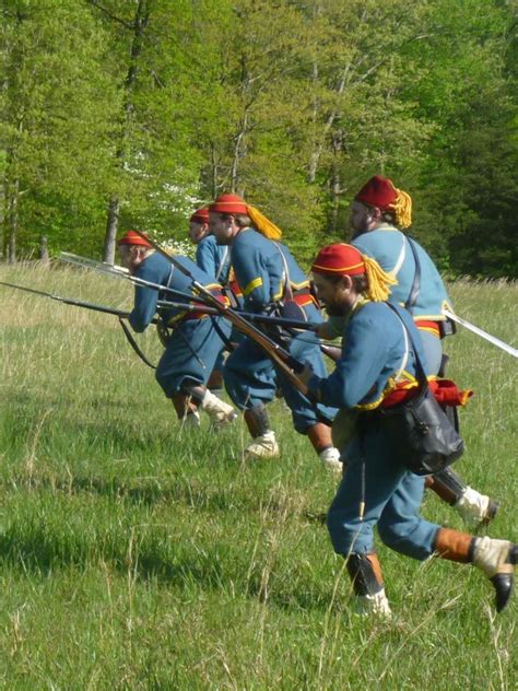 146th New York Zouaves, 150th Wilderness Living History | Civil war reenacting, Civil war ...