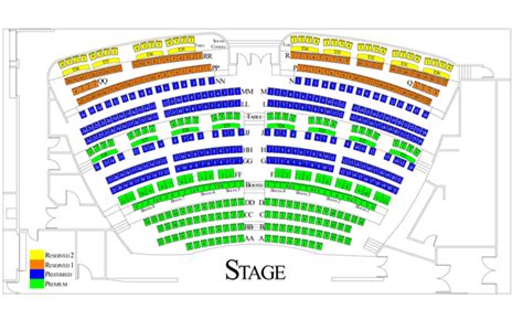 Laugh Factory Seating Chart