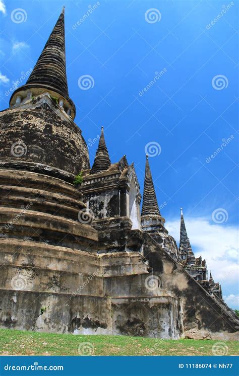 Ayutthaya Ruins, Buddhist Temple Stock Photo - Image of blocks ...