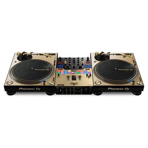 Pioneer: DJM-S9-N And PLX-1000-N Limited Edition Gold Rig | Pioneer dj, Turntable, Digital dj