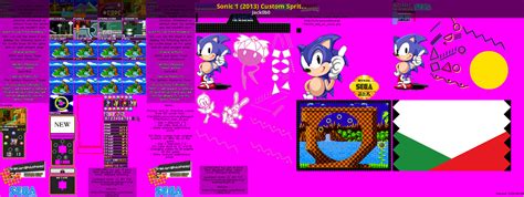 Sonic 1 (2013) Custom Sprites Library [Sonic the Hedgehog (2013)] [Concepts]