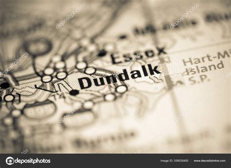 Dundalk Maryland Usa Geography Map Stock Photo by ...