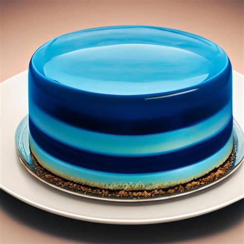 Premium AI Image | blue cake