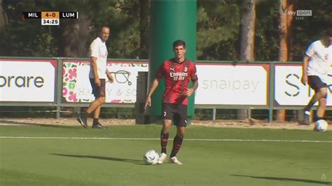 Christian Pulisic AC Milan DEBUT vs Lumezzane | 23/24 | Two Assists ...