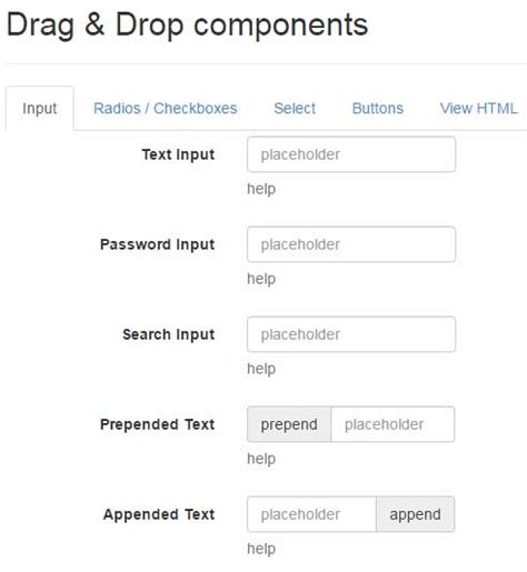 List of 3 Free Bootstrap form builders