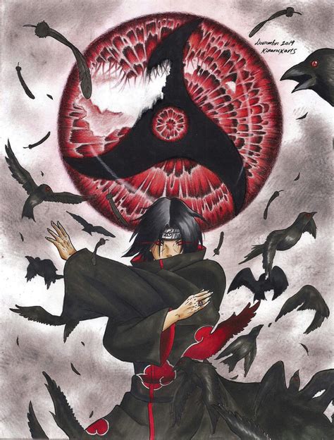 Itachi Uchiha mangekyo sharingan | Arte Anime Amino Amino