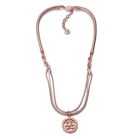 Newbridge Rose Gold & Silverplate Necklace - Newbridge Silverware ...