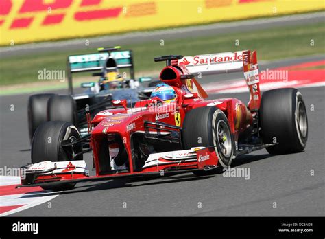 Fernando Alonso, Ferrari F1, 2013 F1 British GP, Silverstone Stock ...